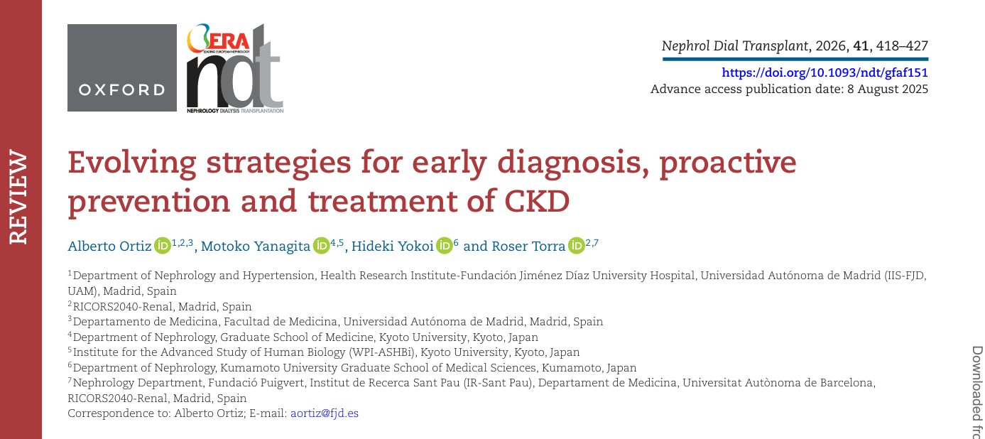 Estrategias en evolución para el diagnóstico precoz, la prevención proactiva y el tratamiento de la Enfermedad Renal Crónica (ERC)