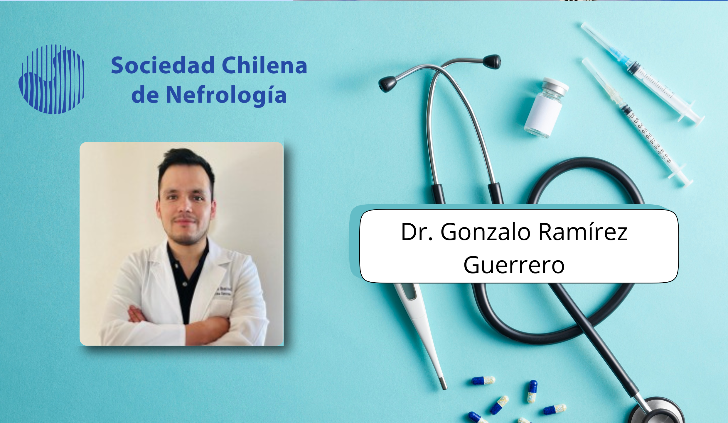 Dr. Gonzalo Ramírez: primer nefrólogo chileno en ser miembro del comité editorial de connotada revista